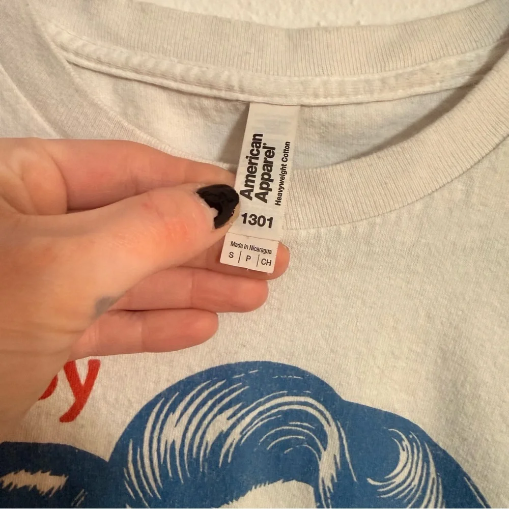 American Apparel • Vintage Big Bootie Mix Graphic Tee • Size Sm - Picture 4 of 5